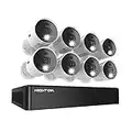 Night Owl 8 Channel Bluetooth Video Home Security Camera System with (8) Wired 4K UHD Indoor/Outdoor Spotlight Cameras with Audio and 1TB Hard Drive