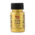 Ideen mit Herz Pintura acrílica Metalizada Royal Flash | con Las partículas de Brillo más Finas | metálica | 50 ml (Oro Amarillo)