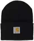 Carhartt, Acrylic Watch Hat - Cappello, Unisex, Colore Black, Taglia Taglia Unica