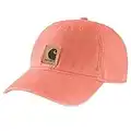 Carhartt Berretto da Baseball in Cotone Canvas Uomo, Rosa (Ibisco), Taglia unica