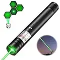 Long Range Laser Pointer 10000 Feet Visible Beam,USB Rechargeable Green Laser Pointer High Power for Presentations
