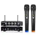 Sound Town 16 Channels Wireless Microphone Karaoke Mixer System with Optical (Toslink), AUX and 2 Handheld Microphones - Supports Smart TV, Home Theater, Sound Bar (SWM16-PRO)