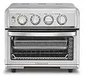 Cuisinart Air Fryer + Convection Toaster Oven, 8-1 Oven with Bake, Grill, Broil & Warm Options, Stainless Steel, TOA-70