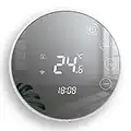 Beok Smart fussbodenheizung Thermostat, Programmierbare WiFi Thermostate für die Warmwasserbereitung Ausrüstung, Kompatibel mit Tuya Smart Life/Google Home/Alexa,TGP86WIFI-WP