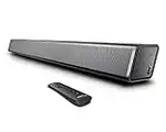 paiyda Soundbar, Sound Bar for TV, 120 dB Bluetooth Soundbars with Built-in Subwoofer, Wall Mounted Home Theater, Music/Moive/News Modes, Strong Bass, Remote, Optical/AUX/Coaxial/USB Connection