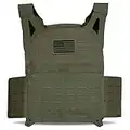 Tacticon BattleVest Lite | Tactical Vest | Combat Veteran Owned Company | Fully Adjustable Lightweight Tactical Vest | 360-degree Laser-Cut PALS Coverage (OD Green)