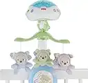 Fisher-Price Baby Crib Toy, 3-in-1 Projection Mobile, Butterfly Dreams Sound Machine with Light Projection for Newborn to Toddler, CDN41