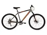 Schwinn Surge Adult Mountain Bike, 26-Inch Wheels, 17-Inch Alloy Frame, 7 Speed, Disc Brakes, Grey