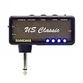 SONICAKE Guitar Headphone Amp Mini Guitar Headphone Amplifier US Classic Rechargeable Pocket Overdrive Reverb Effects