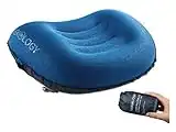 TREKOLOGY Ultralight Inflatable Camping Travel Pillow - ALUFT 2.0 Compressible, Compact, Comfortable, Ergonomic Inflating Pillows for Neck & Lumbar Support While Camp, Hiking, Backpacking