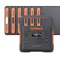 Générateur solaire Jackery 2000 PRO, Générateur Explorer 2000 Pro de 2160Wh et 6*SolarSaga 200W avec 2 prises CA de 230V/2200W, Bloc batterie mobile au lithium pour le solaire Camping-car/van, camping