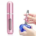 selcouth yyds 5ML Perfume Atomiser,Perfume Refillable Bottle Portable for Travel Business Trip Outdoor Activities(Pink)