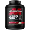 Whey Protein Powder, MuscleTech Nitro-Tech Whey Protein, Whey Isolate & Peptides Protein Powder, Muscle Builder for Men & Women, Lean Protein Powder for Muscle Gain, Vanilla Cream, 5 lbs (50 Servings)