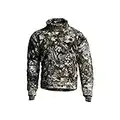 Sitka Men's Quiet Gore-Tex Windstopper Insulated Hunting Fanatic Jacket, Optifade Elevated II, L