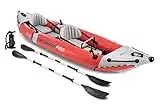 Intex Excursion Pro Kayak, Super Tough Laminate with Oars and Pump, 384x94x46cm, Multi-Coloured