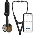 3M™ Littmann® CORE Digital Stethoscope, 8870, High Polish Copper Chestpiece, Black Tube, Stem and Headset, 27 inch