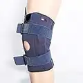 Hinged Knee Arthritis Support Brace Stabilizer - Medical Grade Knee Compression Sleeve Strap Wrap with Open Patella - Anti Slip Pain Relief Knee Brace for Men Women, ACL, MCL, Patella Injuries.