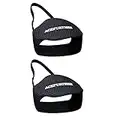 Cubrezapatos para Palanca de Cambios de Moto para Proteger los Zapatos, Protector de Calzado para Motocicleta(Negro-2pcs)