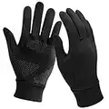 Unigear Touchscreen Handschuhe, Unisex Sporthandschuhe Handschuhfutter Outdoor Laufhandschuhe Warme Winddichte Winterhandschuhe Anti-Rutsch Full Finger für Laufen, Fahren, Radfahren, Wandern