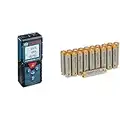 Bosch Professional Télémètre Laser GLM 40 0601072900 & Amazon Basics Lot de 20 piles alcalines Type AAA 1,5 V 1340 mAh (design variable)