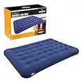 Milestone Camping 88010 Flocked Double Airbed/Easy Inflate & Deflate/Weatherproof/Great For Camping, Festivals, Sleepovers & Family Gatherings