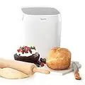 Panasonic SD-ZP2000WXE | Machine à pain Croustina, Pain croustillant, Programme sans gluten , Deux capteurs de température, 18 programmes , 3 tailles de Pain , 700 W, Blanc, – Version Française