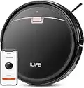 ILIFE Robot Vacuum Cleaner A4s Max, 2000Pa Strong Suction, Super-Thin, Carpet Boost, App Control, Quiet, Automatic Self-Charging Robotic Vacuum, Ideal for Pet Hair, Hard Floor and Carpets