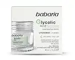 Babaria - Crema Facial Ácido Glicólico en Liposomas, Renovación Celular, Hidratación Intensa, Antiedad, con Bisabolol, Raíz de Jengibre, Esteroles y Vitamina E, Uso Diario de Noche, 100% Vegan - 50 ml