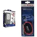 Bosch C7 - Chargeur de Batterie Intelligent et Automatique - 12V/24 V / 7 A - pour Batteries Plomb-Acide, Gel, Start/Stop EFB, Start/Stop AGM & Cable de Liaison Chargeur de Batterie C3