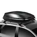 DNA MOTORING Rooftop Cargo Box Carrier Lockable Heavy Duty Car Top Storage Case, Capacity 110 Lbs, 53" L x 34" W x 15" H, 11 17 Cubic Ft.(Textured Black), PT-ZTL-8166-BK