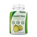 Garcinia Cambogia, 100% puro extracto de Garcinia Cambogia al 60% de HCA, 120 capsulas, supresor natural del apetito y quema grasas natural, enriquecido con Zinc y Cromo, favorece la perdida del peso