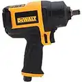 DEWALT Impact Wrench with Hog Ring, Square Drive, Heavy Duty, 1/2-Inch (DWMT70773L)