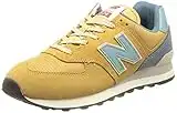 New Balance Homme NB 574 Sneakers, Brun (Tan OV2), 42.5 EU