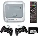 Super Console X Pro Retro Spielekonsole, Mini TV Videospiel-Player mit 256 GB Karte für 4K TV-HDMI-Ausgang, integriert in über 50.000 Spiele, 2 Gamepads Unterstützung NES/N64/PS1/PSP, WiFi/LAN