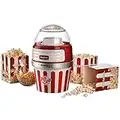 Ariete Pop Corn XL Party Time 2957, Macchina Pop Corn con Ciotola Estraibile, Cottura ad Aria Calda, Incluso Dosatore, 60gr di Pop Corn in Meno di 2 Minuti, 1100 W, Rosso