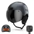 Smart Bike Helmet for Adults IRONSIMITH Bluetooth Helmets with Camera(32G TF-Card Included) Rear LED Light,Speaker,Microphone for Skateboard Scooter Bike Skating Roller Cycling Commuting Urban