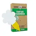 Super Ninja Fungus Gnat Sticky Traps for Plants - 30 Traps - Highly Effective and Ecological Gnat Sticky Trap - Easy-to-Use Fungus Gnat Killer - Up to 3 Months