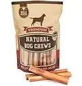 Bully Bunches All Natural Thick 6 Inch Bully Sticks – Odour Free, Rawhide Free, Chemical Free – Safe, Long Lasting Beef Dog Chew Gnaws – Fully Digestible Treat for Small to Medium Dogs, 10 Pk