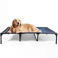 ANWA - Cama elevada para perros de tamaño grande, cuna portátil para uso al aire libre