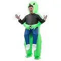 Geerypsy Alien entführung Kostüm Aufblasbares Kostüm Erwachsene für Halloween Weihnachten Cosplay Party