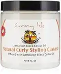 Sunny Isle - Huile de ricin noire jamaïcaine - 8 oz, bouclé - Coiffante