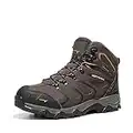 NORTIV 8 Mens Hiking Boots Waterproof Work Outdoor Trekking Backpacking Mountaineering Lightweight Shoes Size 9.5 M US Brown/Black/Tan,160448_M Armadillo.