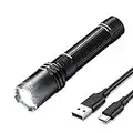 klarus tactique rechargeable lampe torche EP10 1000 lumens LED Lampe de poche USB C - 3 modes Étanche IPX6 -Pour camping, extérieur, urgences