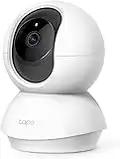 TP-Link Tapo Smart Cam Pan Tilt Home WiFi Camera, 2.4GHz Wi-Fi Connection Required, 1080p (Full HD), Up to 30 ft Night Vision, Up to 128 GB microSD Card Slot, Works w/Alexa and Google (Tapo C200)