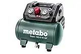 Metabo Kompressor Basic 160-6 W OF (Kessel 6 l, Max. Druck 8 bar, Ansaugleistung 160 l/min, Füllleistung 65 l/min, Max. Drehzahl 3500 /min, kompaktes Design) 601501000