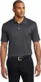 Port Authority Performance Fine Jacquard Polo L Grey Smoke