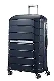 Samsonite Flux - Spinner L Expandable Suitcase, 75 cm, 111 L, Blue (Navy Blue)