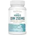 DIM Supplement 250mg | Balance Estrogen for Women | Menopause Supplements With Dong Quai for Hormone Balance, Hot Flashes, Bloating, PMS Relief & Cystic Acne | Soy-Free (60ct)