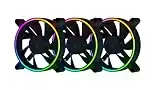 Razer Kunai Chroma Hydraulic RGB LED PWM Performance Fan (120mm) - Hydraulic aRGB PC Fans (Quiet, Powerful, Connect up to 8 Fans, PWN Fan Controller Support, Chroma aRGB) 3 Fans | Black