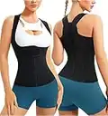 URSEXYLY Back Brace For Women Waist Trainer Vest Tummy Control Body Shaper Back Straightener Posture Corrector Spinal Neck Shoulder Support Adjustable Posture Trainer(M,Black)